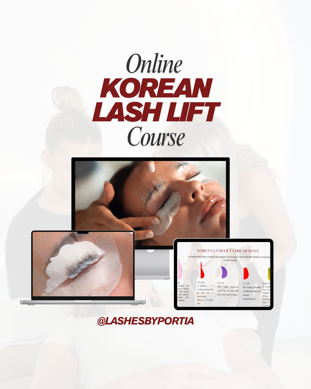 Online Korean Lash Lifting Training + Add on Kit